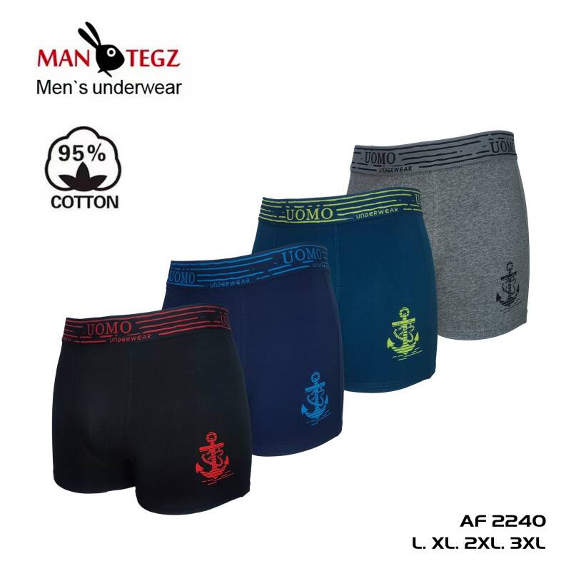 Bokserki męskie Roz L-3XL, Mix kolor Paczka 24 szt